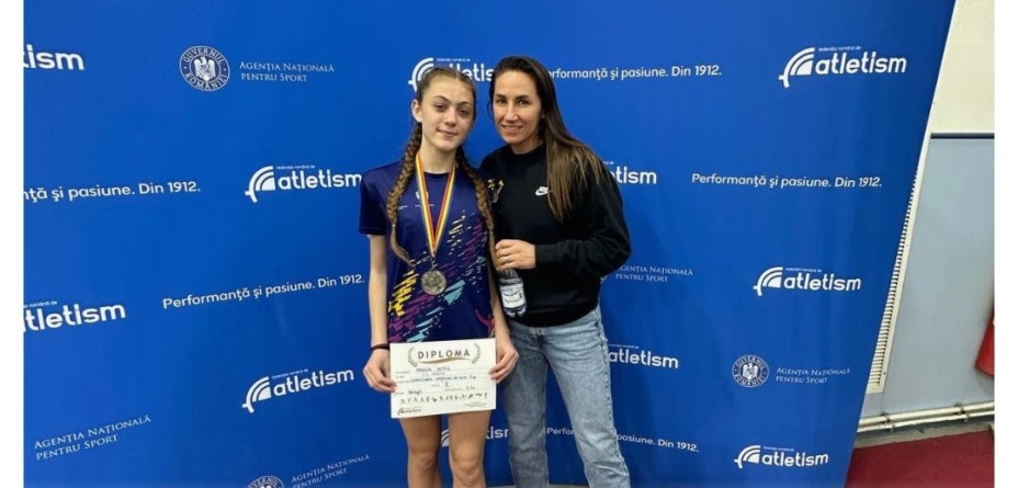 Atletism: Maria Botiz din Ruscova, vicecampioană națională