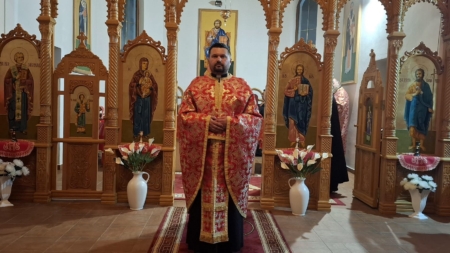 Părintele Alexandru-Iftene Abrihan din parohia greco-catolică Remeți pe Someș a sărbătorit 11 ani de la hirotonia sa ca preot