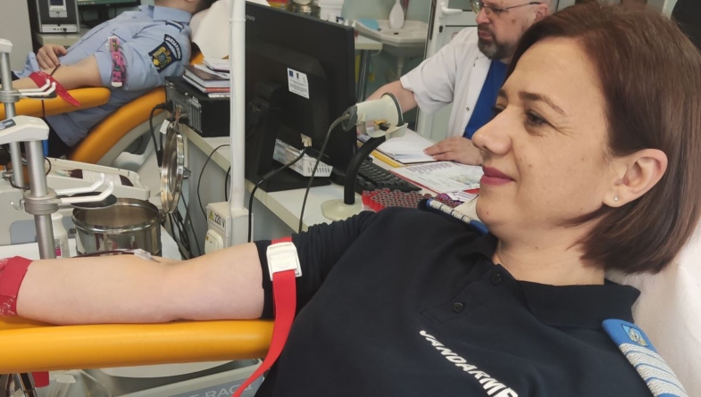 O nouă campanie de donare de sânge a jandarmilor maramureșeni