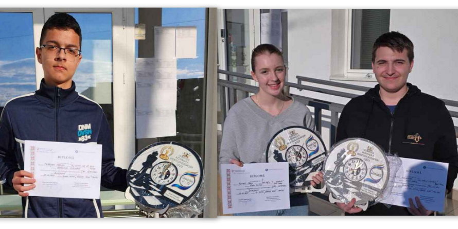 Trei tineri din cadrul Academiei de Șah Maramureș s-au calificat la Olimpiada Națională de Șah