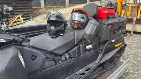 Salvamont Maramureș și-a sporit dotarea cu două snowmobile