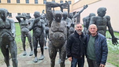 Memorialul Sighet a primit vizita artiștilor vizuali Aurel Vlad și Cătălin Bădărau