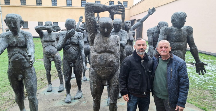 Memorialul Sighet a primit vizita artiștilor vizuali Aurel Vlad și Cătălin Bădărau