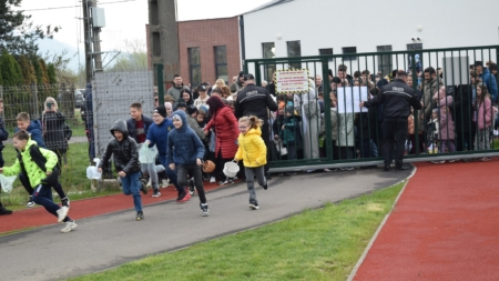 Copiii din Seini au participat la o vânătoare de ouă de Paști