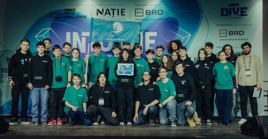 Echipa de robotică Robocorns a Colegiului Național „Vasile Lucaciu” din Baia Mare își încheie cu mândrie cel de-al nouălea sezon în competiția FIRST Tech Challenge România