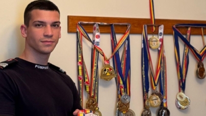 Erik, pompierul campion din cadrul ISU Maramureș