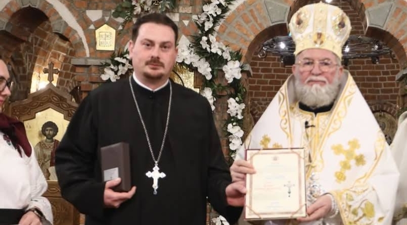 Distincție: Părintele Bogdan Ciocotișan din Dumbravița a primit Ordinul „Crucea Justinian Arhiepiscopul”