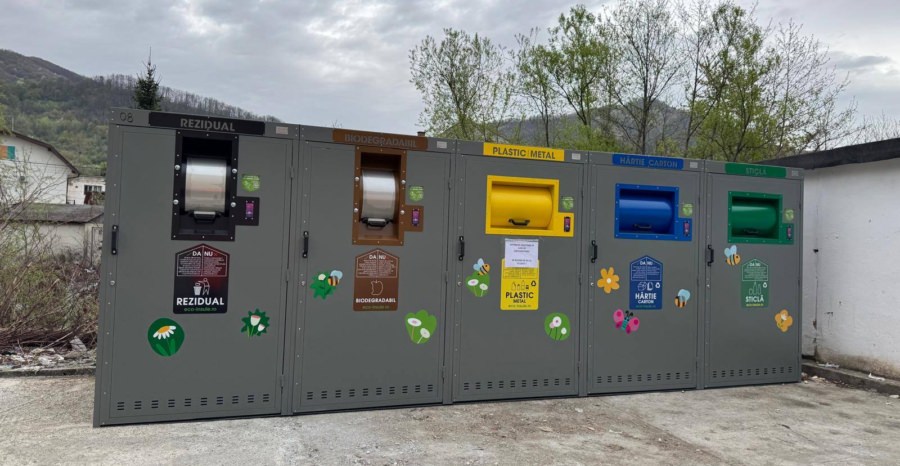 „Insule ecologice digitalizate”, montate în Baia Sprie și Tăuții de Sus