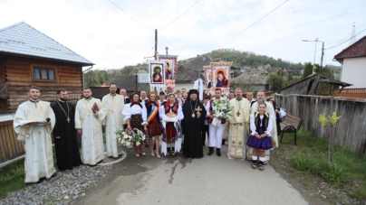 A fost hramul Parohiei „Sfântul Gheorghe” din Poienile Izei