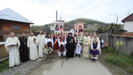 A fost hramul Parohiei „Sfântul Gheorghe” din Poienile Izei