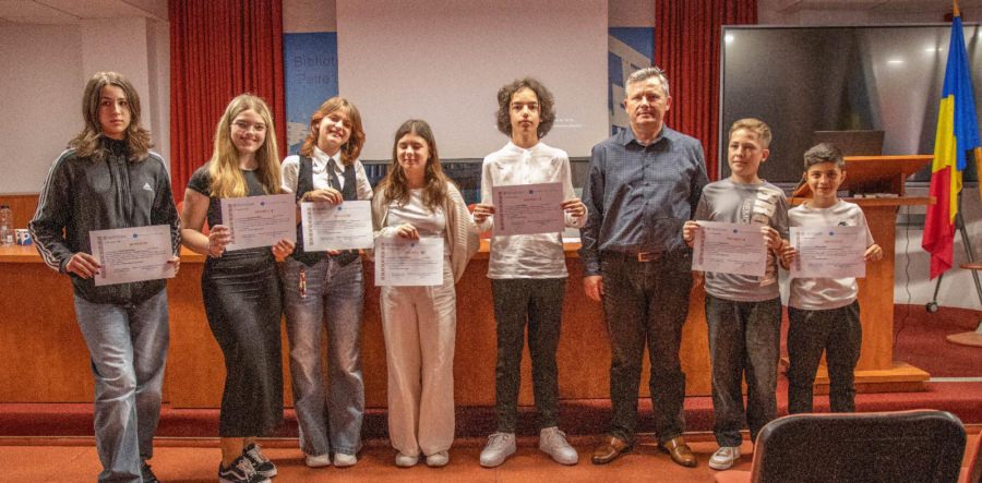 Elevi din cadrul Şcolii „Alexandru Ioan Cuza” Baia Mare, premiați la Concursul Național „S.O.S – Producția de alimente”, ediția a XIII-a