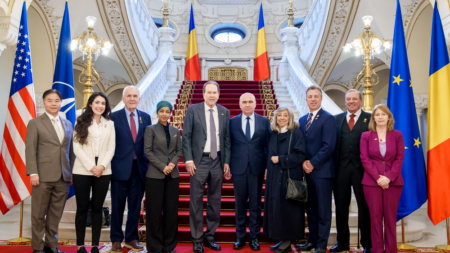 Cum a fost primită delegația Congresului SUA la București