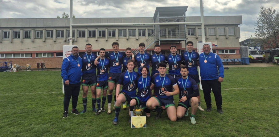 Bronz pentru CSS 2 Baia Mare la Campionatul Național U20 de rugby 7s