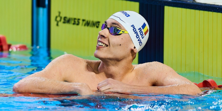 David Popovici, cel mai rapid înotător din istorie la trei probe. ”De asta sunt tare mândru”, a mărturisit sportivul