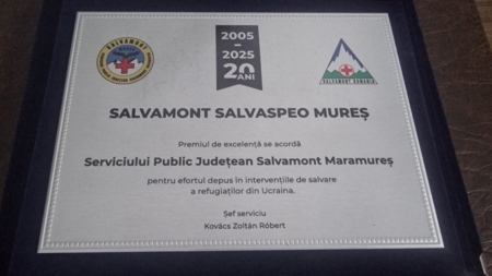 Premiu de excelență pentru Salvamont Maramureș