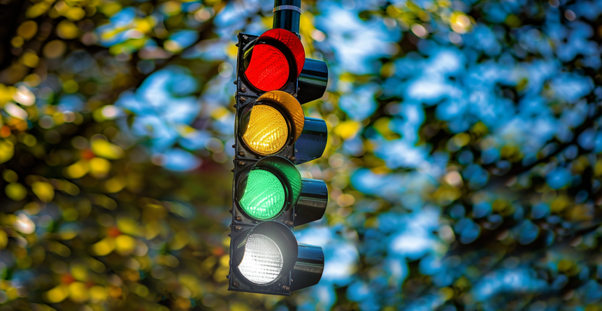 Semafoare cu patru culori? Nu e glumă