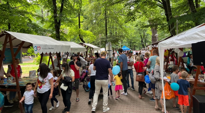 Evenimentul „Orășelul copiilor” revine în Parcul ”Regina Maria” din Baia Mare