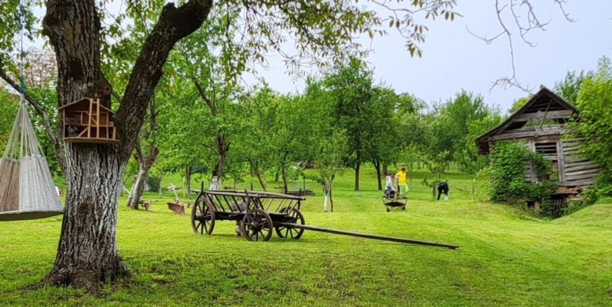 Joc la șură organizat la Muzeul „La lelea Ruzale” din Vima Mică