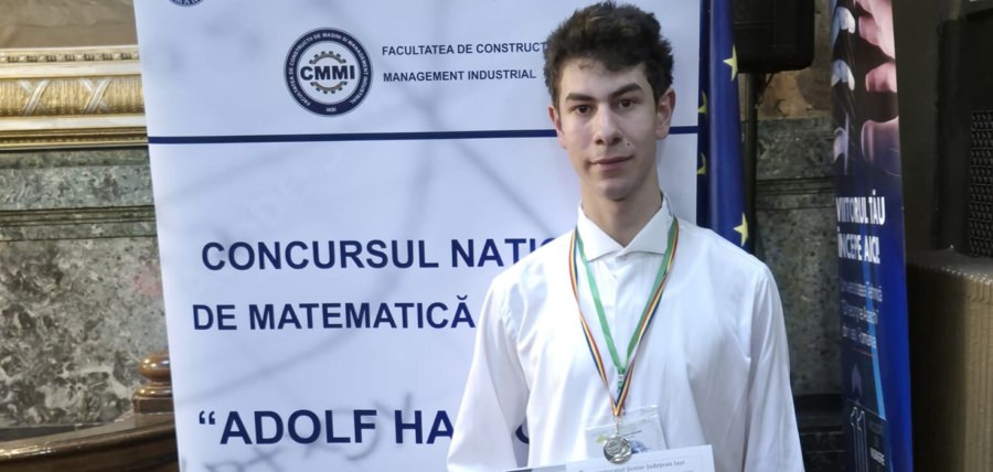 Argint pentru un elev de la Liceul „Petru Rareș” Târgu Lăpuș la etapa națională a Concursului de Matematică Aplicată „Adolf Haimovici”