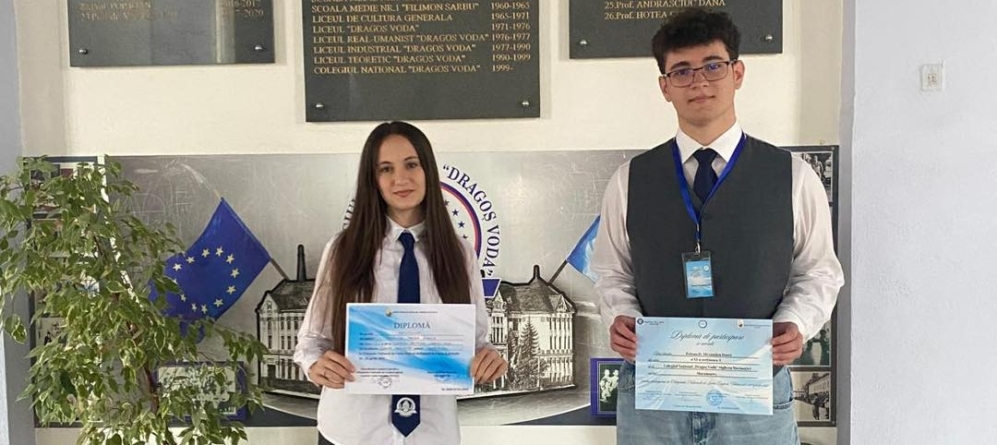 Rezultate frumoase obținute de elevii de la Colegiul „Dragoș Vodă” la Olimpiada Națională de Limba Engleză