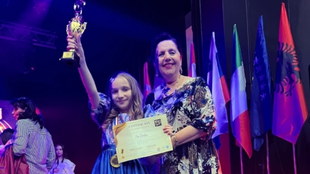 Lia Ciutac, aur la „Supreme International Voice Festival” din Albania