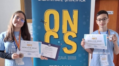 Argint obținut de doi maramureșeni la Olimpiada Națională de Creativitate Științifică pentru elevi (ONCS)
