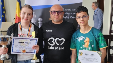 Sara Șunea a obținut aur la Olimpiada Națională a Sportului Școlar – șah gimnaziu