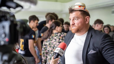 Cătălin Moroșanu, lecție de viață pentru elevii din Maramureș