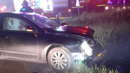 Șofer maramureșean la spital după o coliziune cu un cap de pod