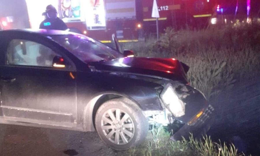 Șofer maramureșean la spital după o coliziune cu un cap de pod