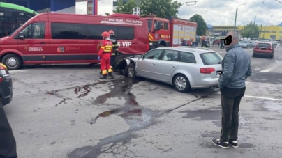 Accident rutier la Brașov cu un microbuz plin de copii sportivi din Baia Mare