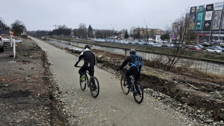 Probleme pentru pista de biciclete de pe malul Săsarului