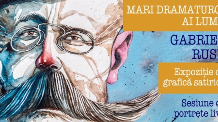 ”Mari dramaturgi ai lumii” – expoziție de grafică satirică în Baia Mare