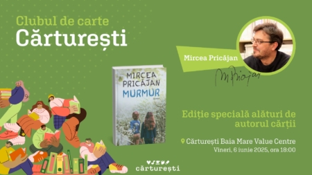 Întâlnire cu scriitorul Mircea Pricăjan la Cărturești