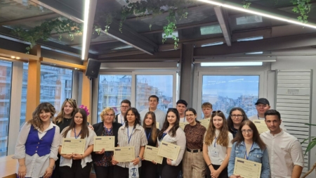 Elevii de la Liceul Tehnologic Agricol „Alexiu Berinde” din Seini au participat la ceremonia de încheiere a programului „Să învățăm de la specialiști europeni”