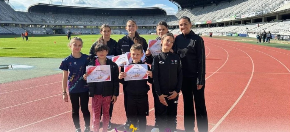 Locuri de podium pentru micii atleți de la Fabrica de Campioni