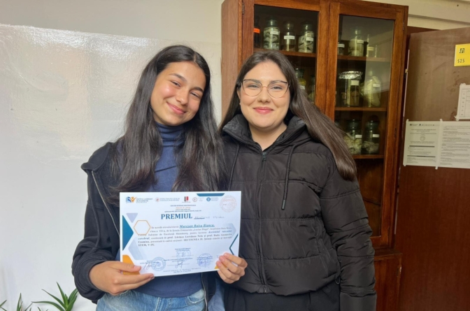 O elevă din Baia Mare a obținut rezultate deosebite la concursul regional multidisciplinar „Dincolo de științe”