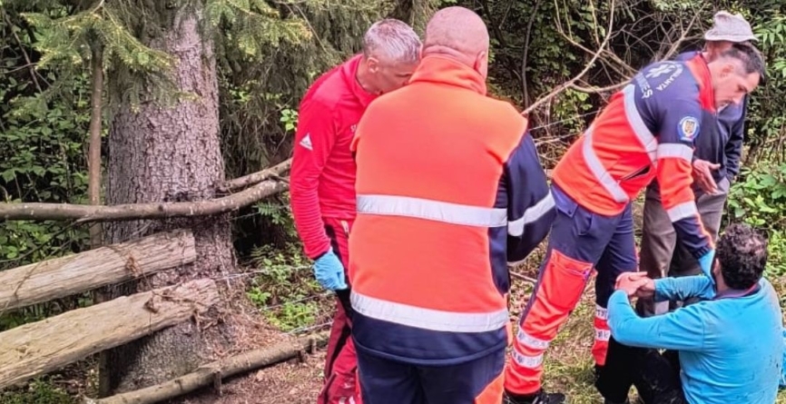 Intervenție a salvamontiștilor în sprijinul unui maramureșean cu probleme medicale aflat într-o zonă greu accesibilă