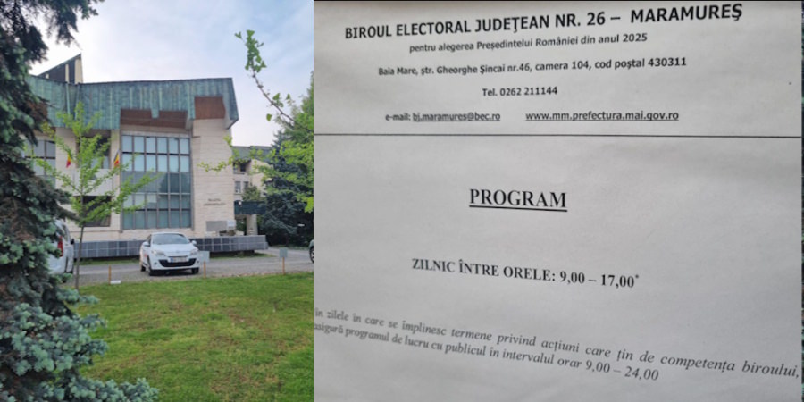 Rezultatele din turul 1 al alegerilor prezidențiale din Maramureș, validate de BEC