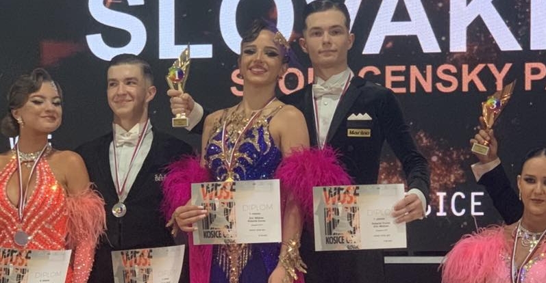 Galactic Dance Baia Mare, rezultate deosebite la competiția internațională de dans sportiv Kosice Open