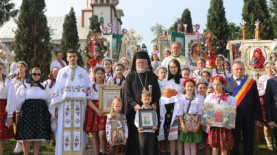 PS Părinte Iustin a slujit la Parohia Ortodoxă Ucraineană Valea Vișeului, cu ocazia serbării hramului și a resfințirii lucrărilor în cadrul bisericii