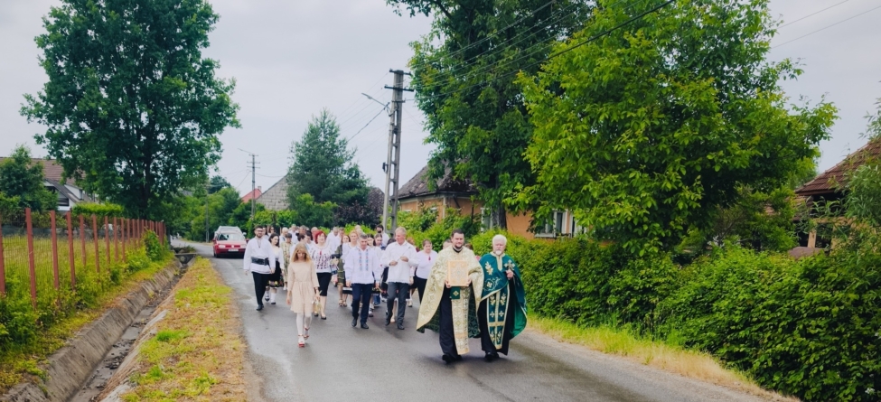 În Săcălășeni a avut loc tradiționala procesiune de Rusalii