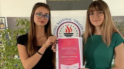 Premiu de excelență pentru Colegiul Național „Dragoș Vodă” Sighetu Marmației la Concursul de limba italiană „FESTLETTURA”