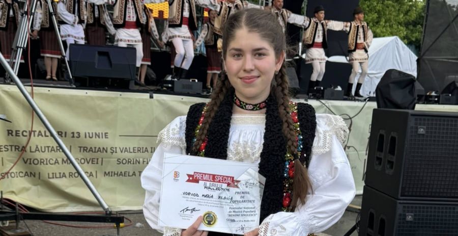 Maria Voevod a fost premiată în cadrul Festivalului Național de Muzică Populară „Benone Sinulescu”