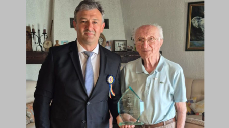 Aniversare specială: Ing. Vasile Bizău, originar din Dragomirești, a împlinit 100 de ani
