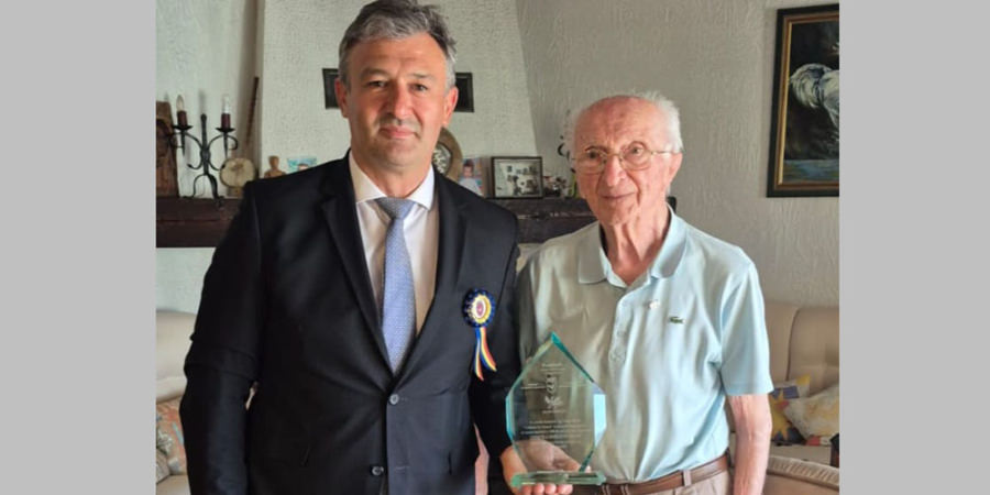 Aniversare specială: Ing. Vasile Bizău, originar din Dragomirești, a împlinit 100 de ani