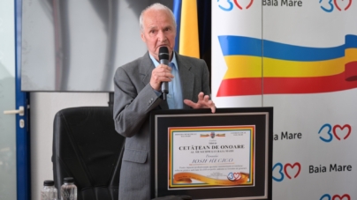 Marele campion Iosif Hečko a primit titlul de cetățean de onoare al municipului Baia Mare