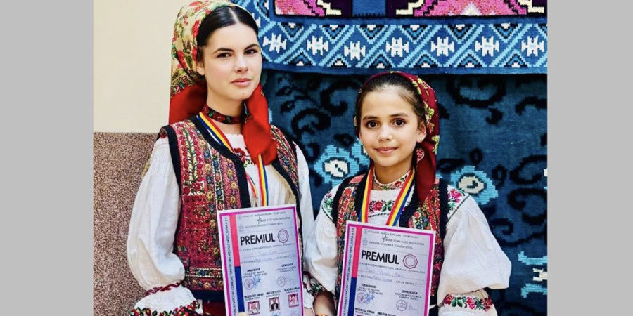 Borșencele Giulia Timiș și Rebecca Maria Danci, premiate la concursul „Cântec din Ardealu’ nost”