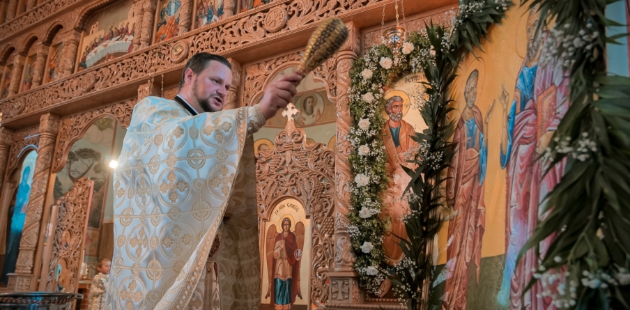 A fost hramul Parohiei Ortodoxe „Sfinții Apostoli Petru și Pavel” Săcălășeni