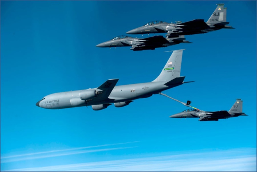 Zeci de avioane americane au decolat de la bazele militare din Statele Unite și se îndreaptă spre Europa